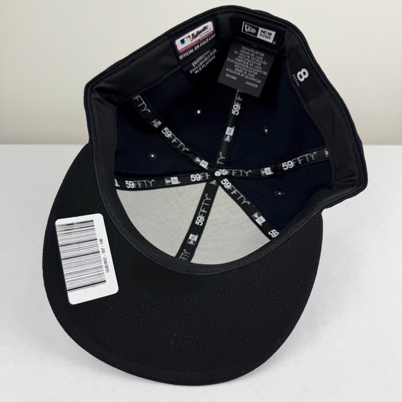 NY Yankees New Era 59FIFTY Fitted Cap HAT 5950 USA July 4th Low Profile Sz 8 NWT - Picture 8 of 10